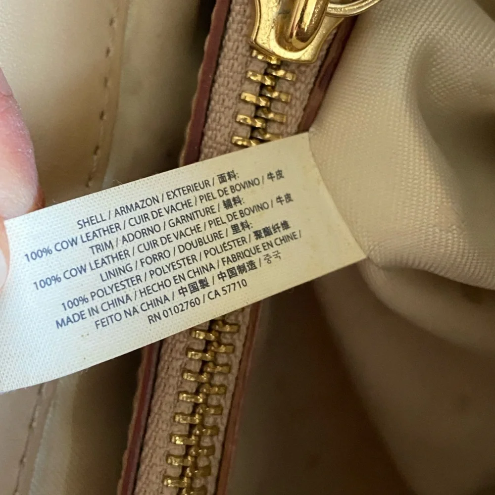 Kate Spade Cream Leather Tote